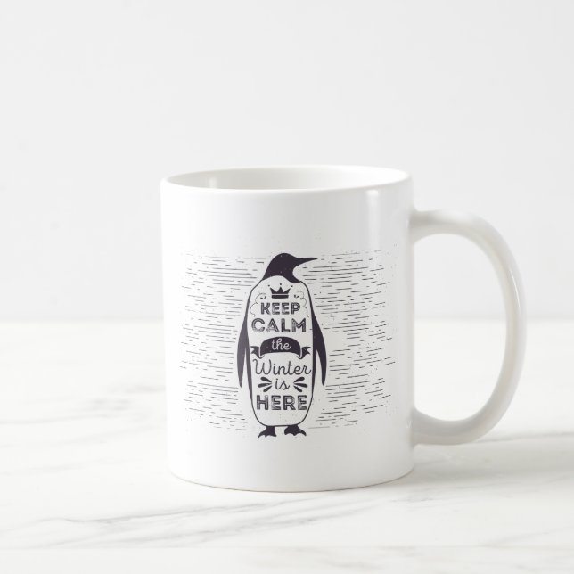Caneca De Café Penguin (Direita)