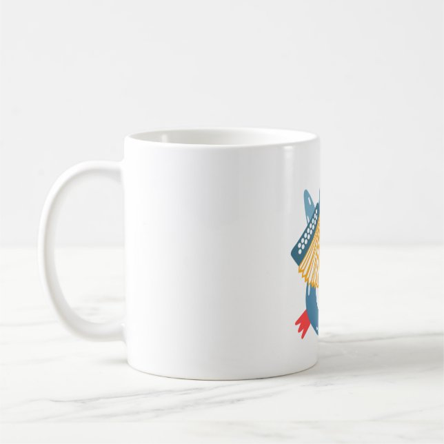 Caneca De Café Penguin acordion (Esquerda)