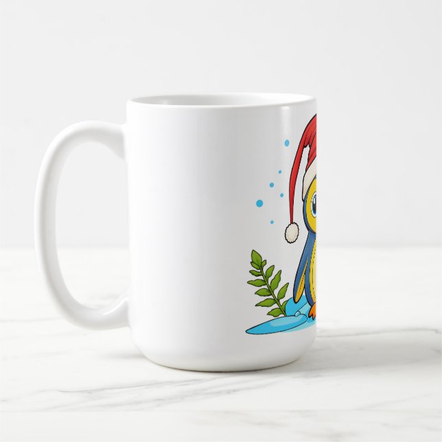 Caneca De Café Penguin Cheer Holiday  (Esquerda)