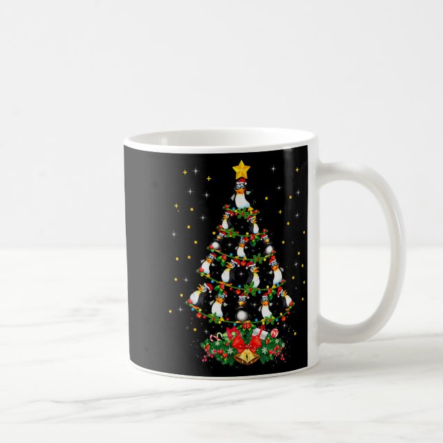 Caneca De Café Penguin Lover Xmas Gift Matching Penguin Christmas (Direita)