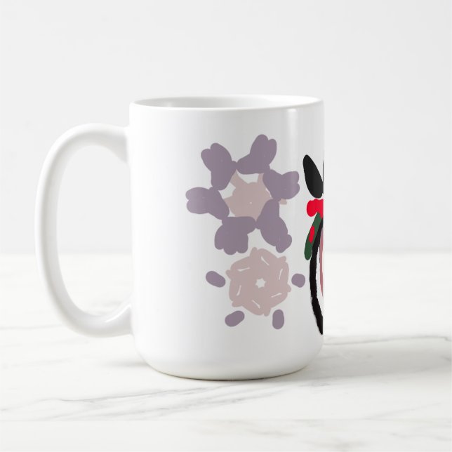 Caneca De Café Penguin Winter  (Esquerda)