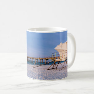 Caneca De Café Pensacola Morning Lifeguard Stand E Pier Mug