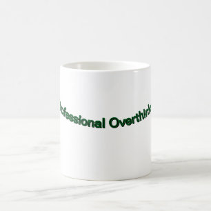 Caneca De Café Pensador profissional" Engraçado Coffee Mug
