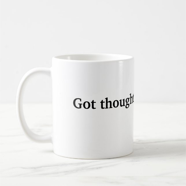 Caneca De Café Pensamento obtido? (Esquerda)