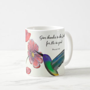Caneca De Café Pensamento Religioso de Flores de Você com Beija-f