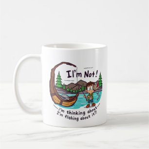 Caneca De Café Pensamentos De Pesca: Não Apenas Uma Tall Tale!