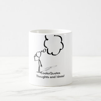 Caneca De Café Pensamentos e ideias de CooksQuote!