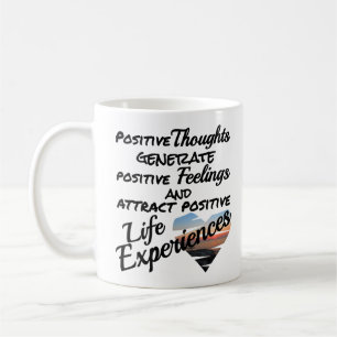 Caneca De Café Pensamentos Positivos Mantra