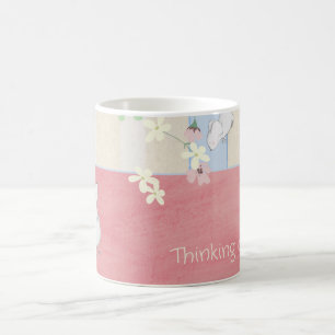 Caneca De Café Pensando em seus ratos brancos bonitos