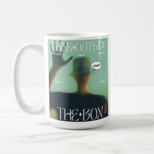 Caneca De Café Pense fora da caixa