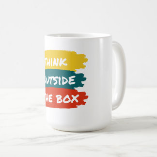 Caneca De Café Pense fora da caixa
