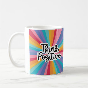 Caneca De Café Pense positivo