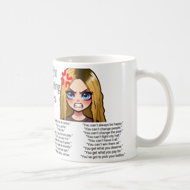 Caneca De Café Pensei em terminar os cliques (Direita)