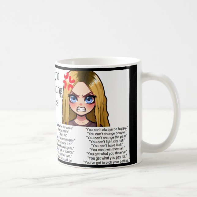 Caneca De Café Pensei em terminar os cliques (Direita)