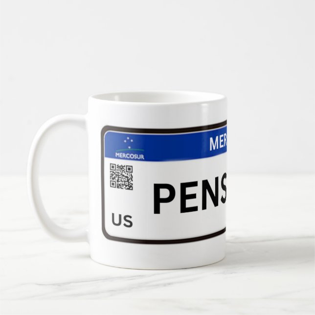 Caneca De Café Pensilvania Mercosur (Esquerda)