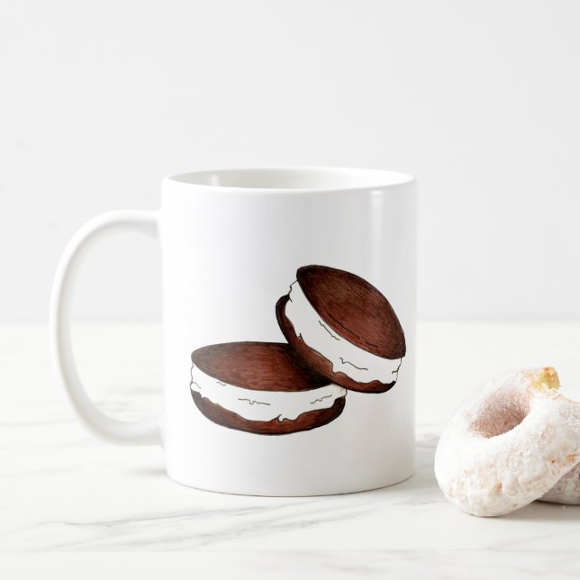 Caneca De Café Pensilvânia PA Holandês Maine Chocolate Whoopie Pi (Com Donut)