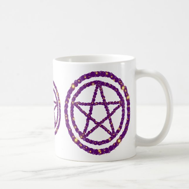 Caneca De Café Pentacle estrelado (Direita)