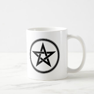 Caneca De Café pentacle preto