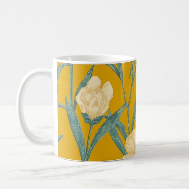 Caneca De Café Peony Claire de Lune Vintage (Esquerda)