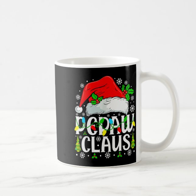 Caneca De Café Pepaw Claus Funny Christmas Family Matching  (Direita)