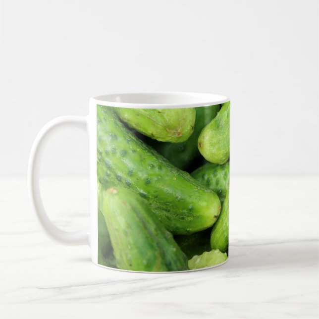 Caneca De Café Pepinos inteiros e pequenos (Esquerda)
