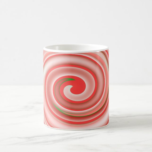 Caneca De Café Peppermint Candy Swirl (Centro)