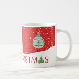 Caneca de café pequena alegre do Natal dos