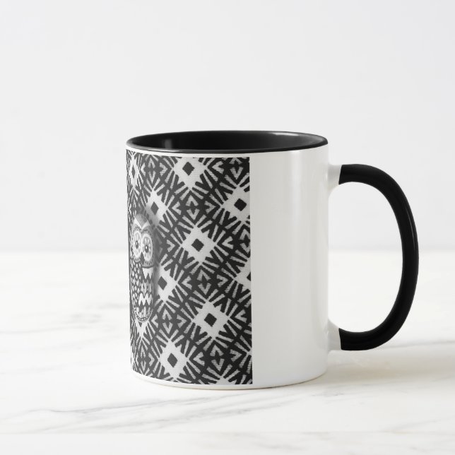 caneca de café pequena de 3 pássaros (Direita)