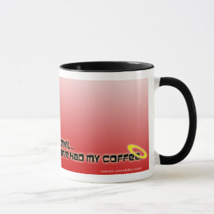 Caneca de café pequena do diabo
