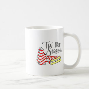 Caneca De Café Pequena É a Temporada Árvore de Natal Bolos Debbie