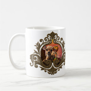 Caneca De Café Pequena fada e a fada fofa.