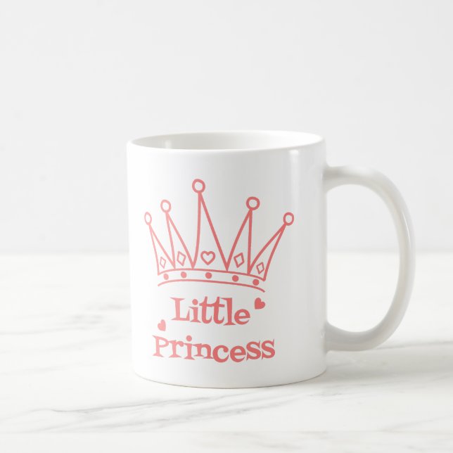Caneca De Café Pequena Princesa Mug - Um Sip Real por Cada Vez (Direita)