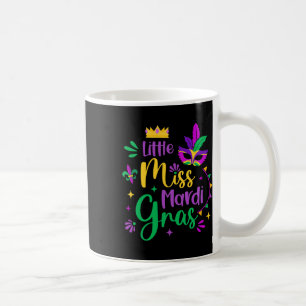Caneca De Café Pequena Senhorita Mardi Gras Garotas Roupa do Carn