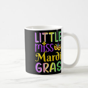 Caneca De Café Pequena Senhorita Mardi Gras Para Garota de Fantas