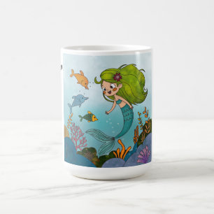 Caneca De Café Pequena sereia