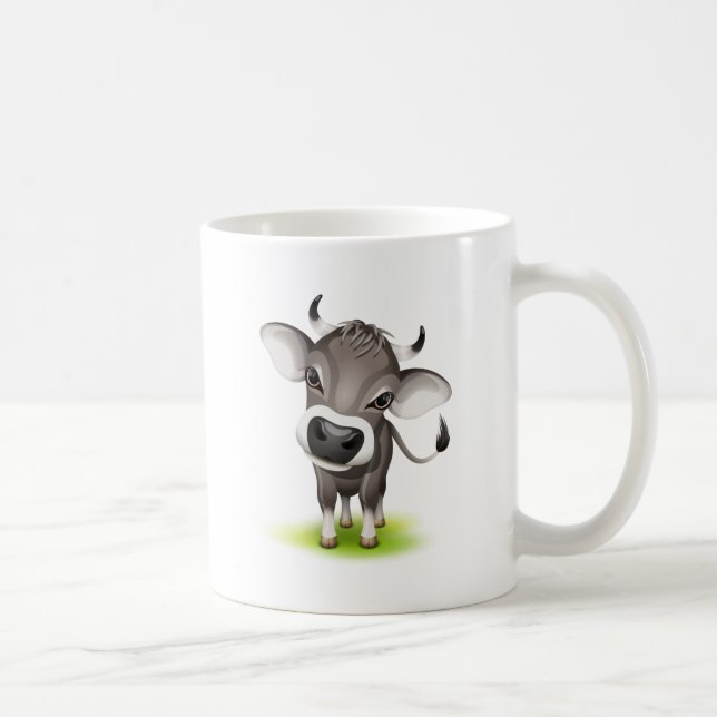 Caneca De Café Pequena vaca suíça (Direita)