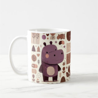 Caneca De Café Pequenas Aventuras Hippo