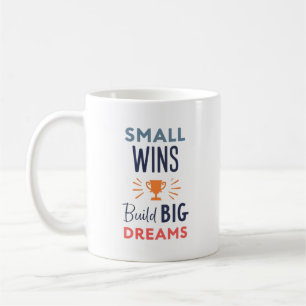 Caneca De Café Pequenas Conquistas Constroem Grandes Sonhos