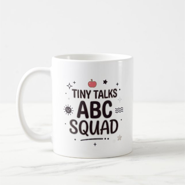 Caneca De Café Pequenas Conversas Equipe ABC Vida de Professor (Esquerda)