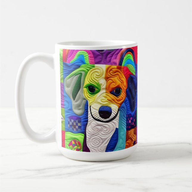 Caneca De Café Pequeno Beagle Puppy Como Design (Esquerda)