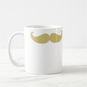 Caneca De Café Pequeno bigode do guiador no louro
