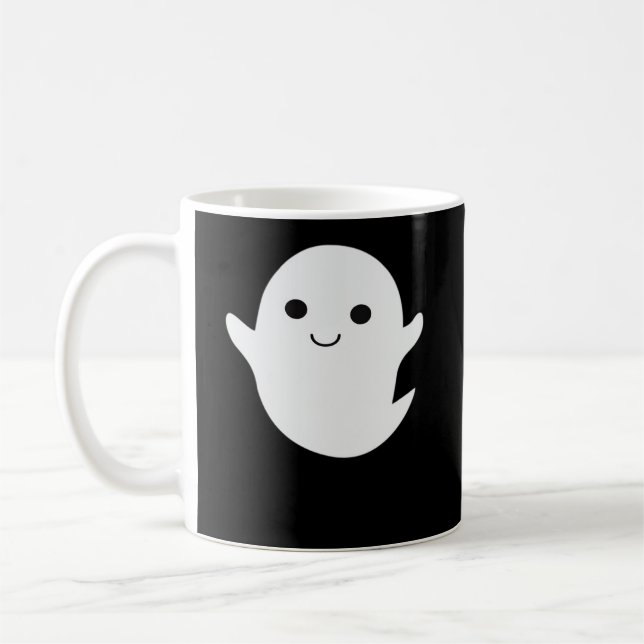 Caneca De Café Pequeno Boo Bonito Feito (Esquerda)