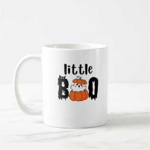 Caneca De Café Pequeno Boo Cute Halloween Pumpkin Cat Vintage Sty