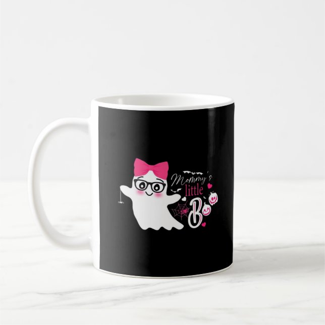 Caneca De Café Pequeno Boo Halloween da mamãe (Esquerda)