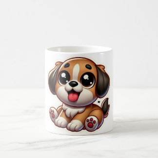Caneca De Café Pequeno Cachorro Adorável