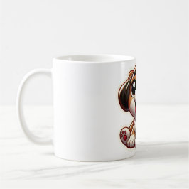 Caneca De Café Pequeno Cachorro Adorável