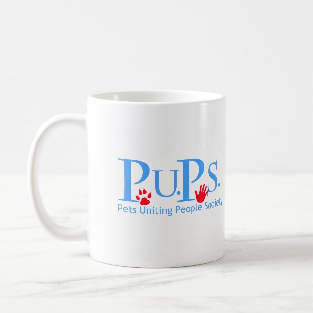 Caneca De Café Pequeno Cachorro Ferido - Resgatado! (Esquerda)