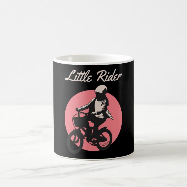 Caneca De Café Pequeno Cavaleiro - Design do Biker Retro (Centro)