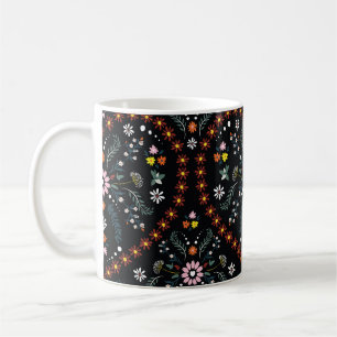 Caneca De Café Pequeno coração das flores: fantasia sem problemas