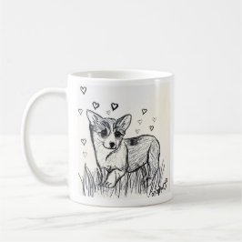 Caneca De Café Pequeno Corgi Bonito